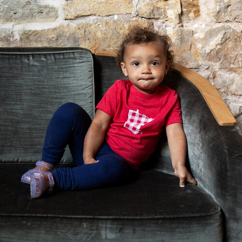 Plaid MN Toddler Tee