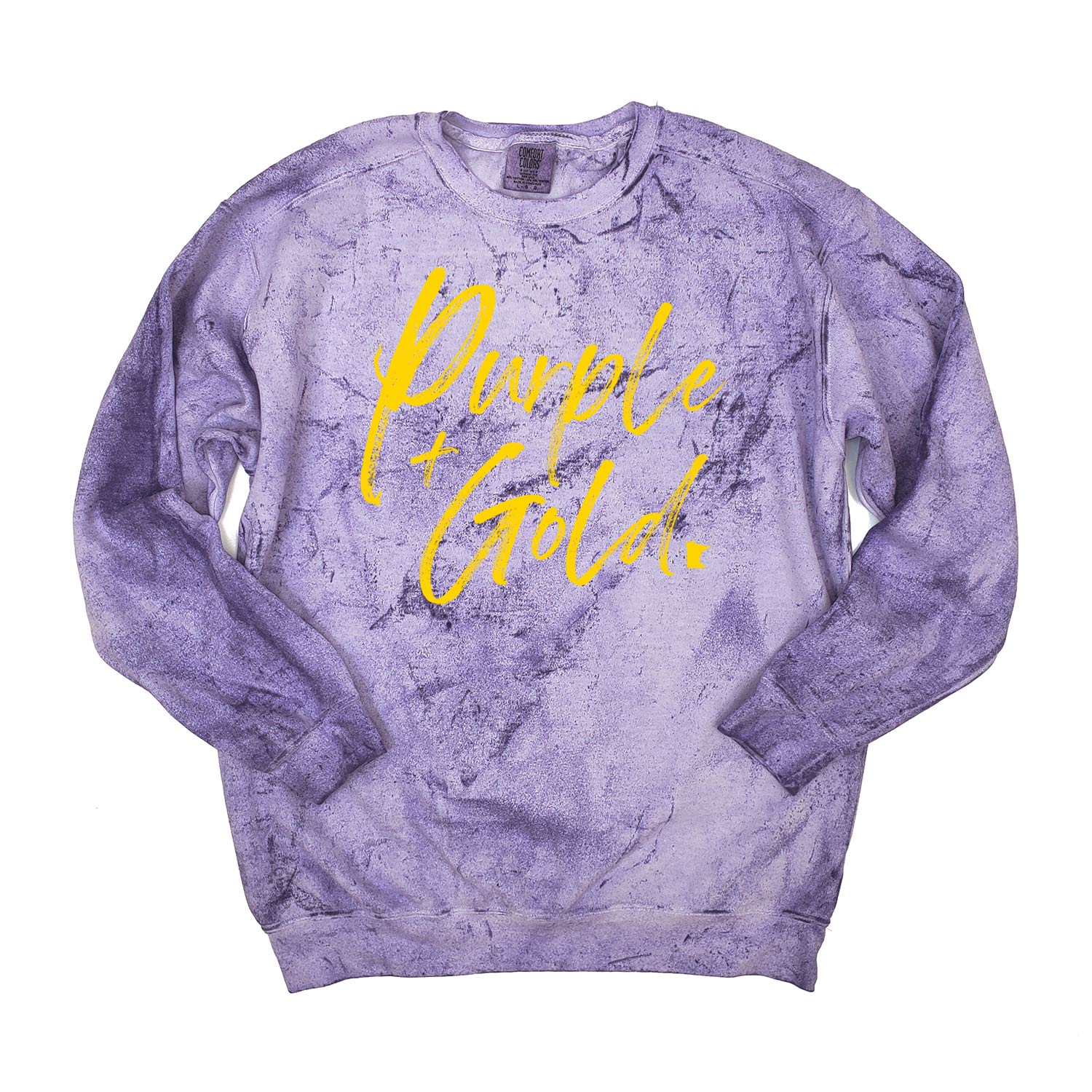 Purple and Gold Crewneck