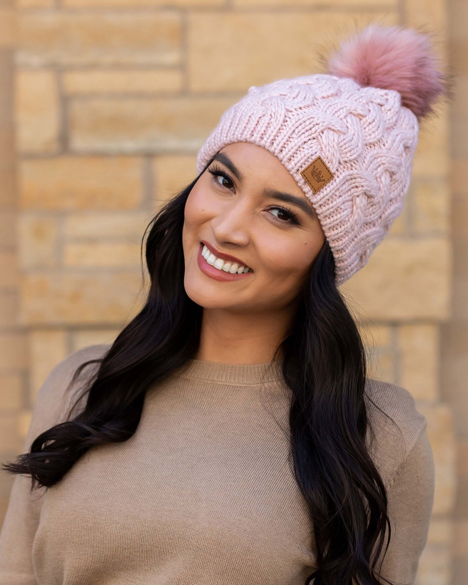 Roseville Fur Pom Hat