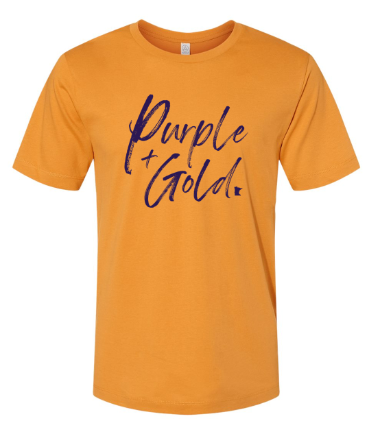 Purple + Gold Tee