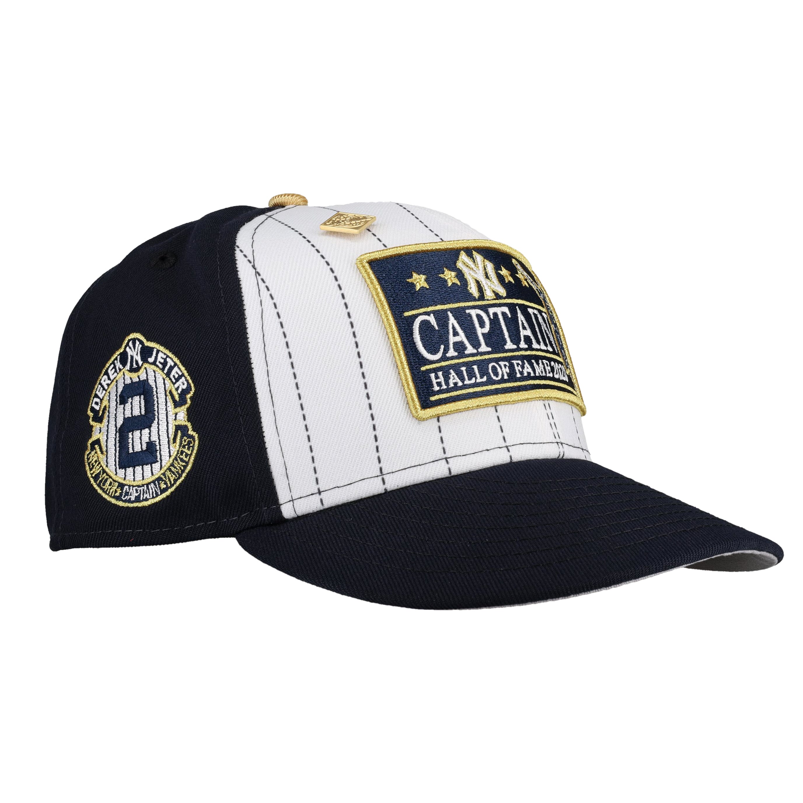 New York Yankees "Derek Jeter Hall Of Fame" Metallic 59Fifty Fitted Hat