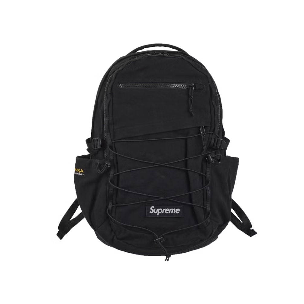 Supreme Logo Backpack (SS25) Black