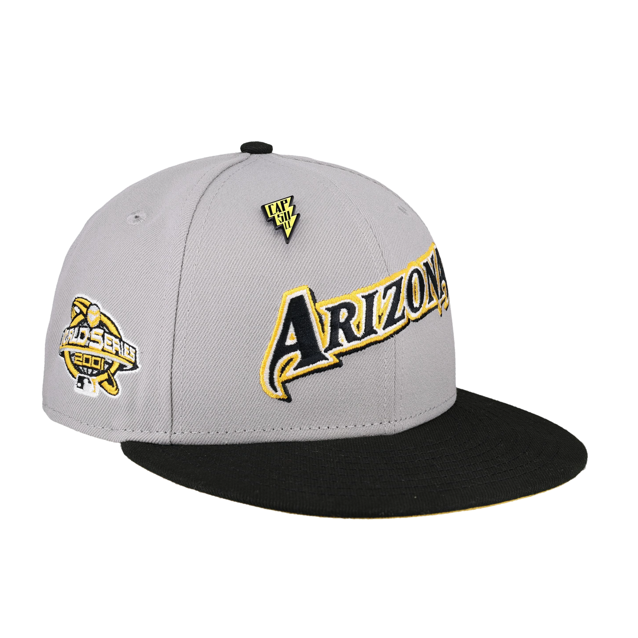 Arizona Diamondbacks Lightning Collection 2001 World Series Fitted Hat