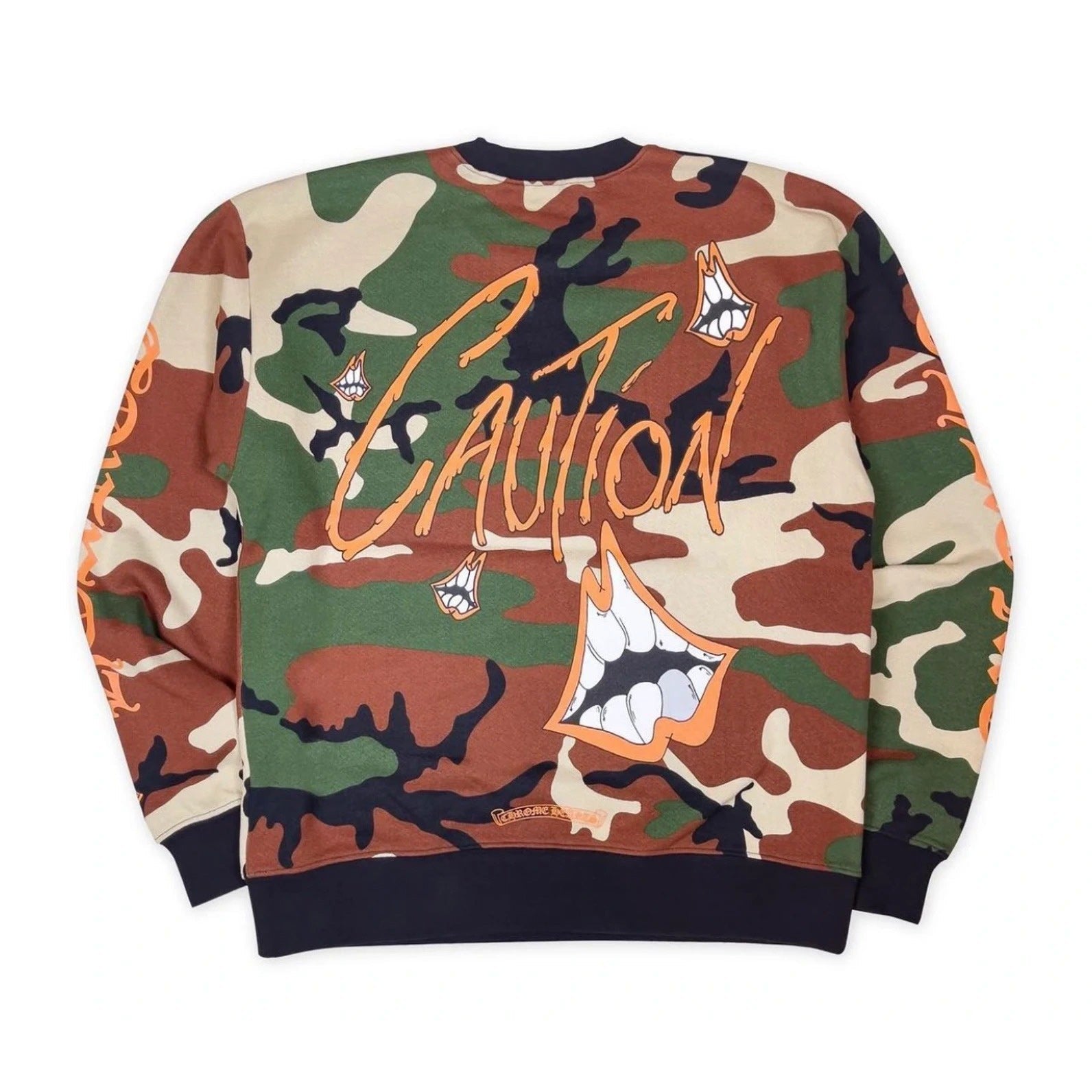 Chrome Hearts Matty Boy Caution Crewneck Camo – LacedUp