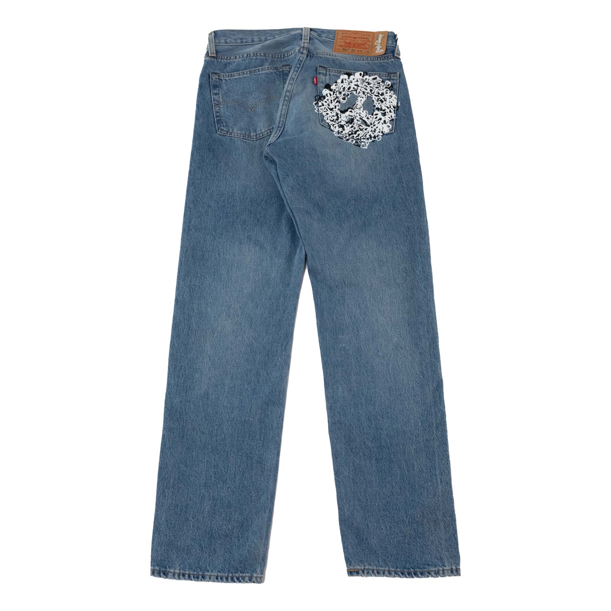 Denim Tears Peace In My Pocket Jean Light Wash