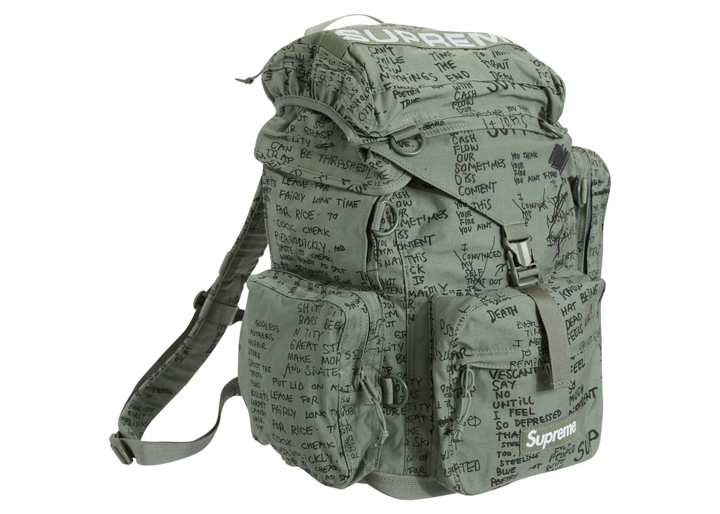 Supreme シュプリーム Field Backpack Olive Gonz バッグ リュック