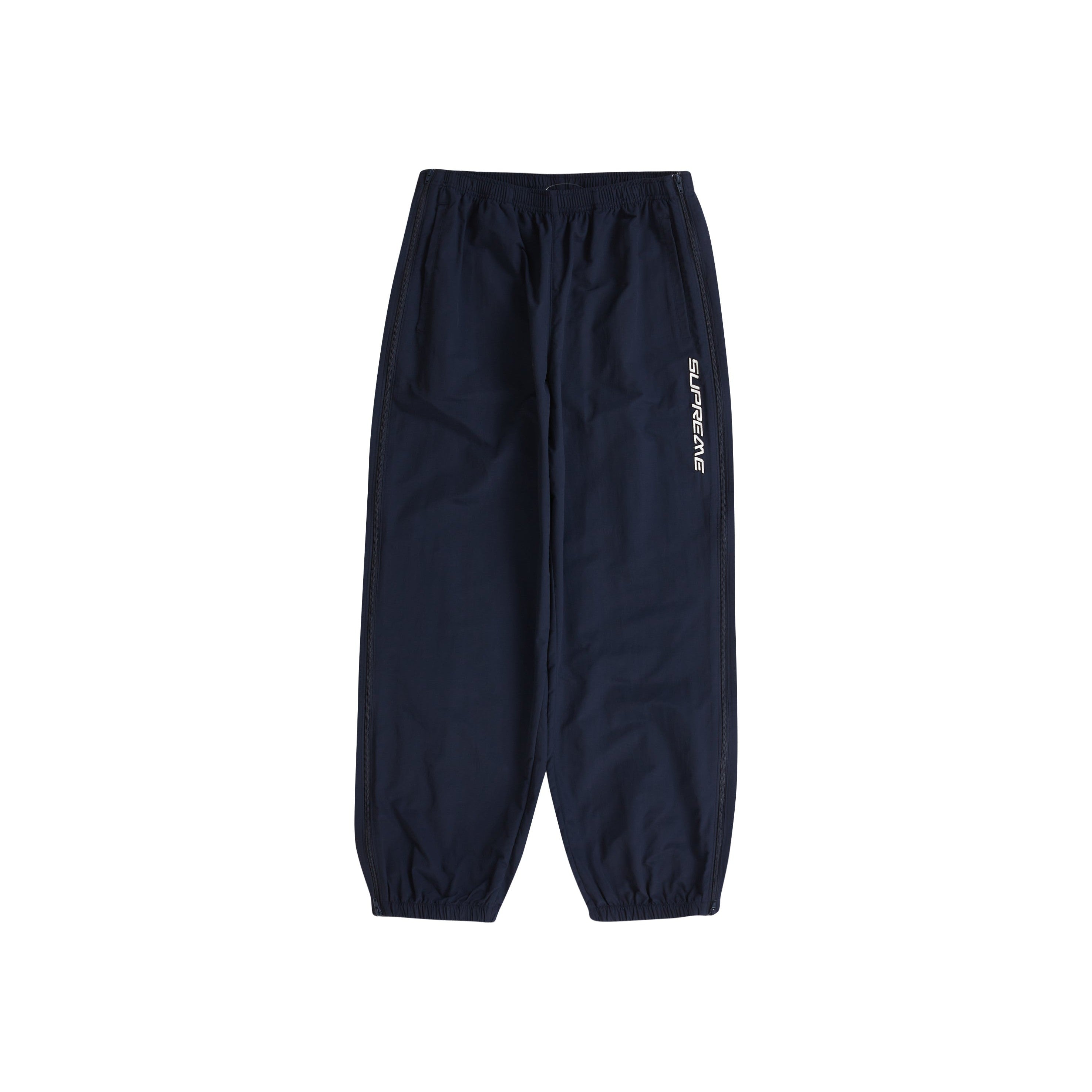 Supreme Full Zip Baggy Warm Up Pant Navy