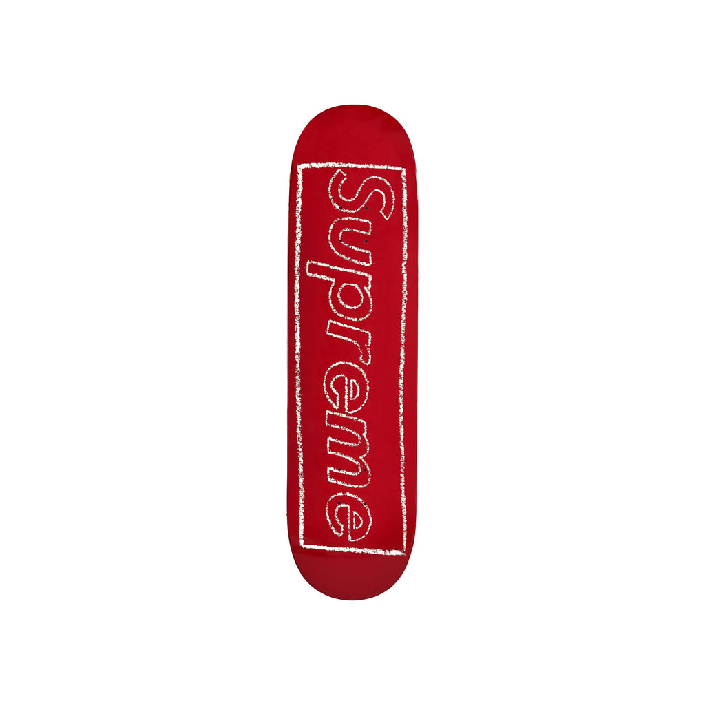 Supreme Shrek Skateboard Deck Red