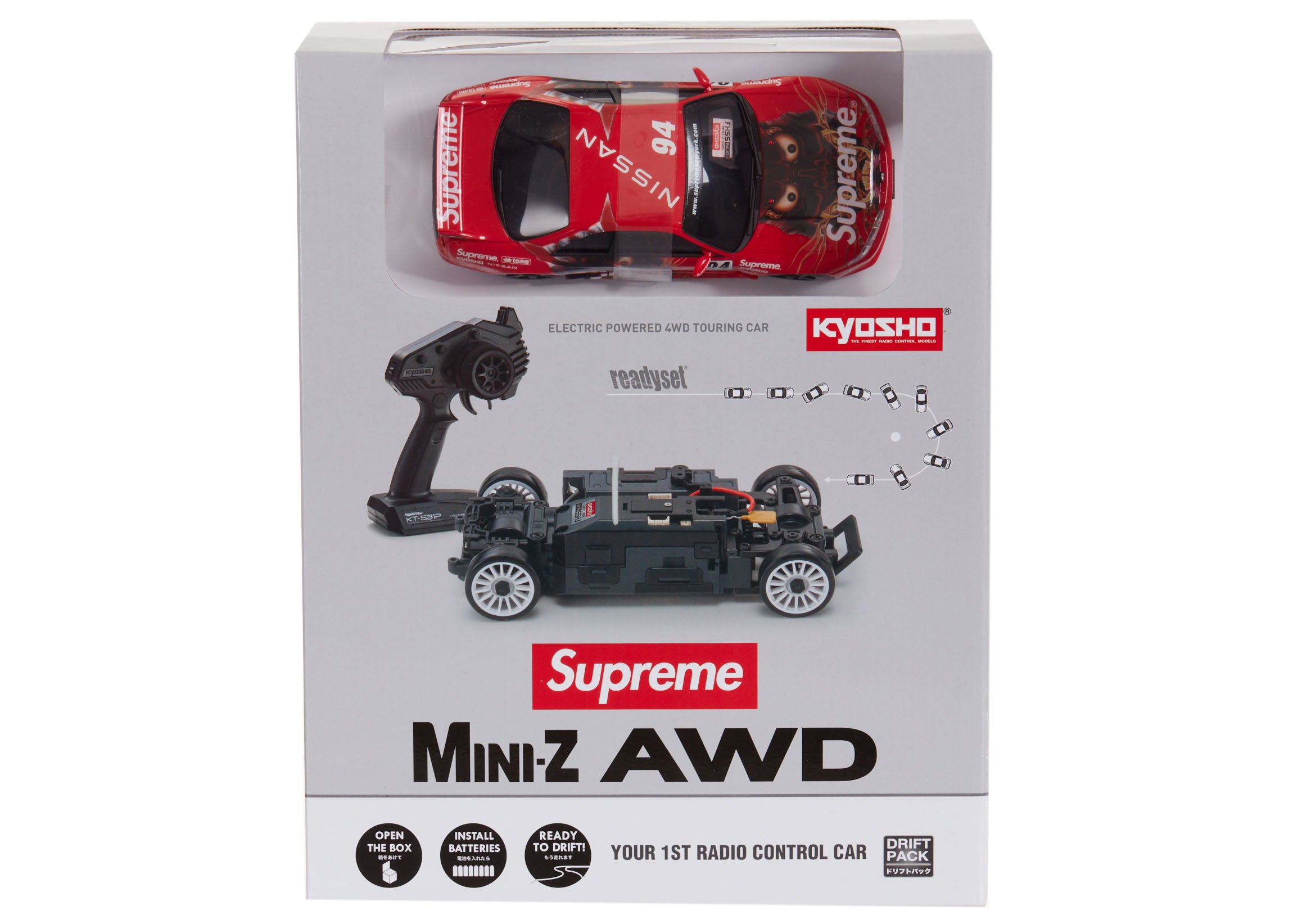 シルバー/レッド 【supreme】kyosho R33 ラジコン - ホビーラジコン