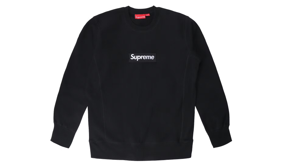 Supreme Box Logo Crewneck (FW15) Black – LacedUp