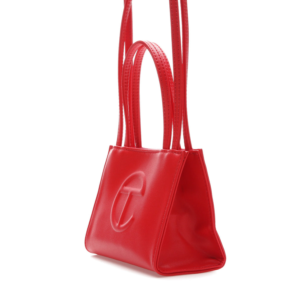 Telfar Small Patent Shopping Bag Red – UnCommon Boutique