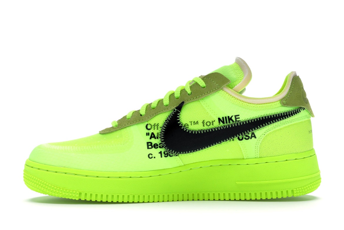 cantidad Infectar Tentáculo Nike Air Force 1 Low x Off White "Volt" – LacedUp