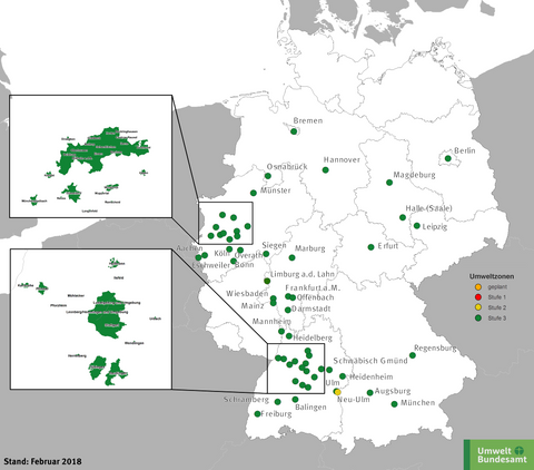 Umweltzonen Deutschland