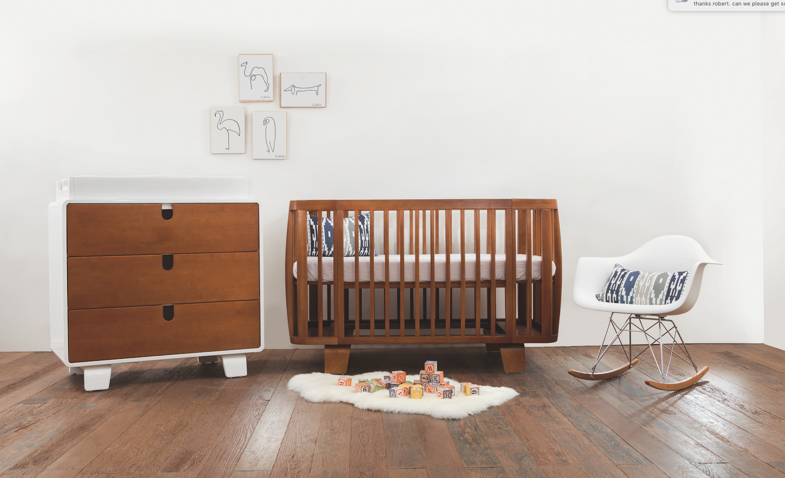 baby chest of drawers and changing table