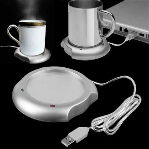 Calentador de Café, Calentador de Taza USB, Posavasos Eléctrico, Calentador  de Bebidas Portátil,Calentador de Tazas Inteligente,para Uso en la Oficina