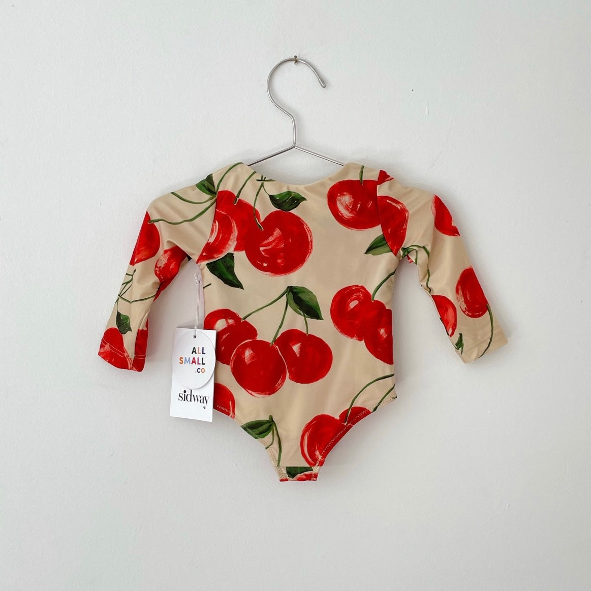 Little Lois Long Sleeve Suit - Cherry