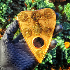 "Golden Tool" Ouija Planchette - Lucky Cat Smoke Shop 