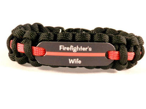 firefighter rope bracelet