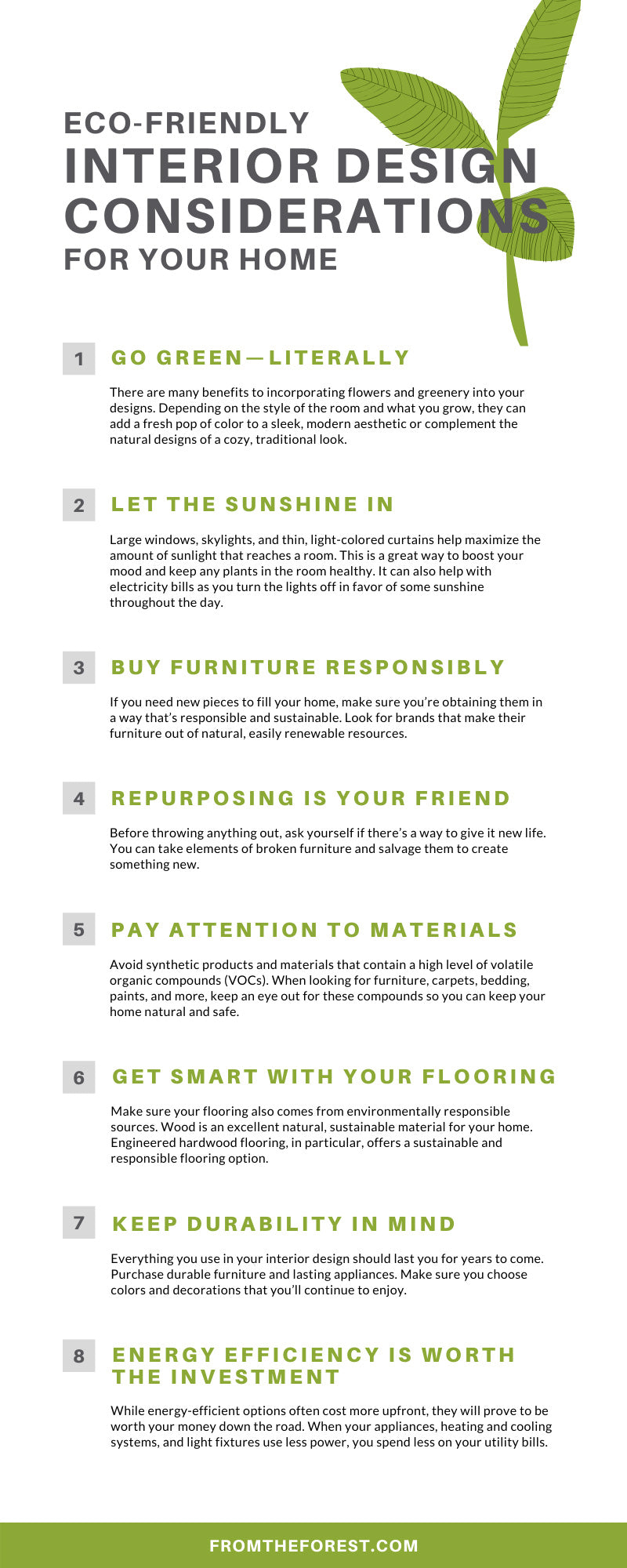 Eco-friendly Interior Design Considerations for Your Home
