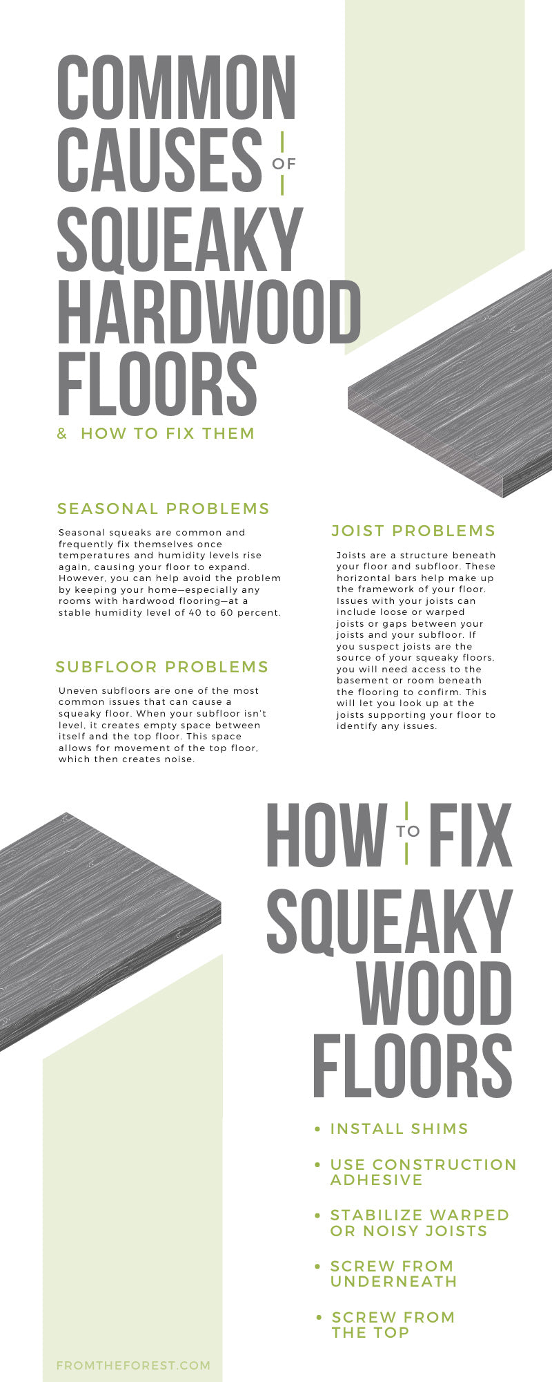 Common Causes of Squeaky Hardwood Floors and How To Fix Them