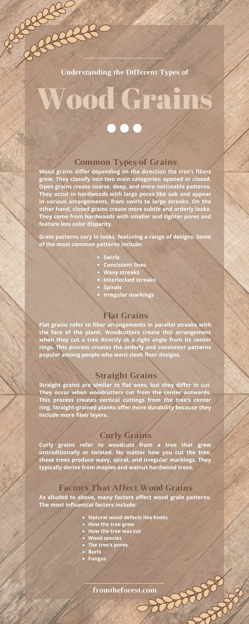 Understanding the Different Types of Wood Grains