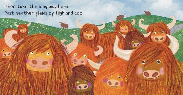 Highland Cows Illustration from My Family is so Scottish