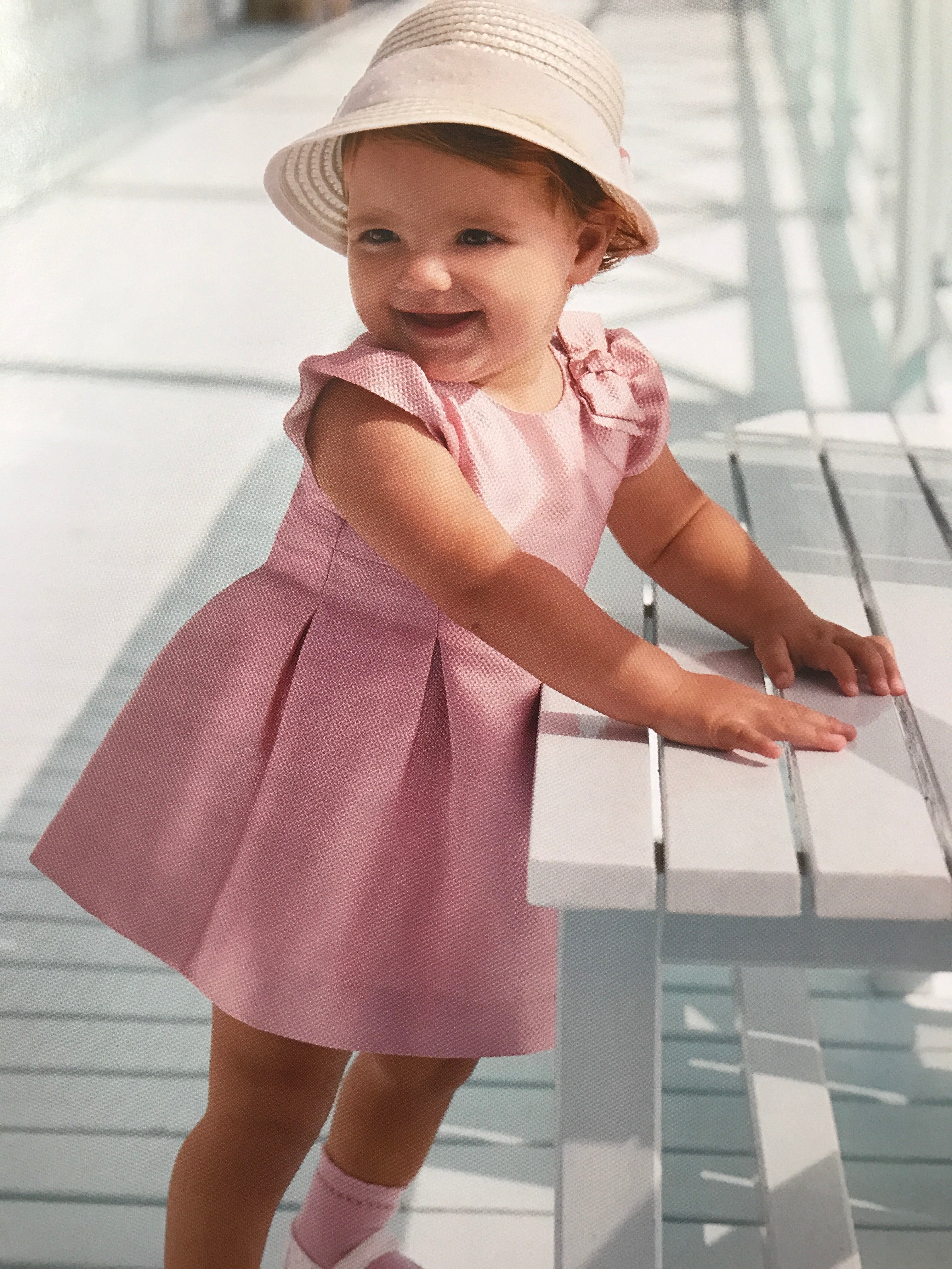 infant pink dress