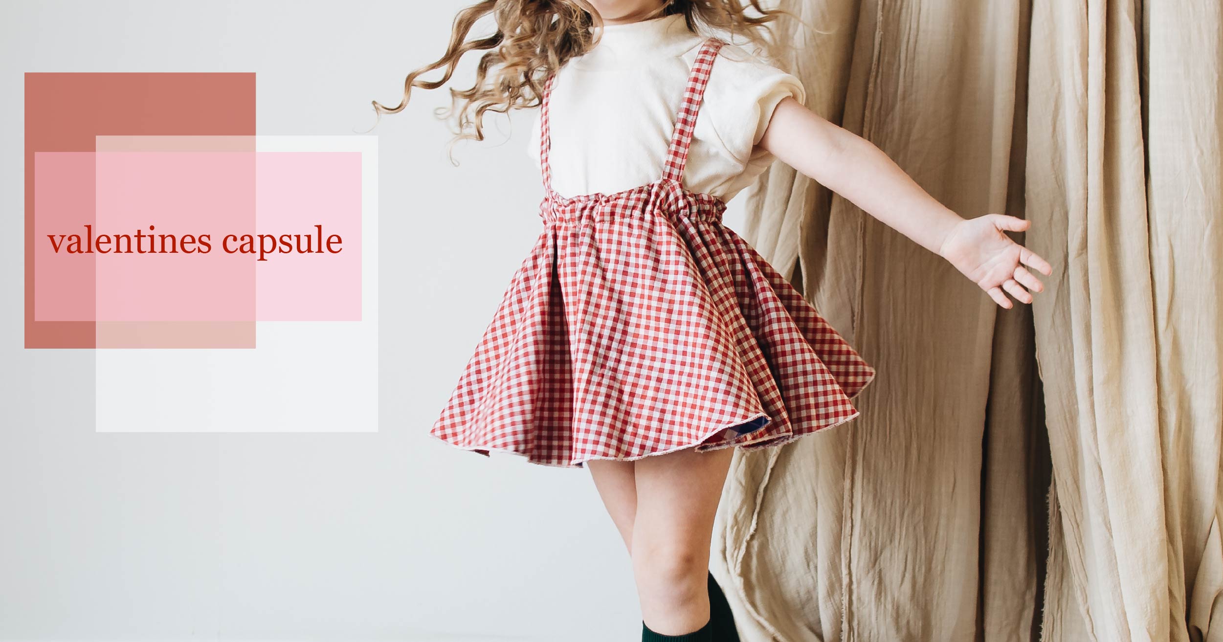 valentines kid clothing capsule collection