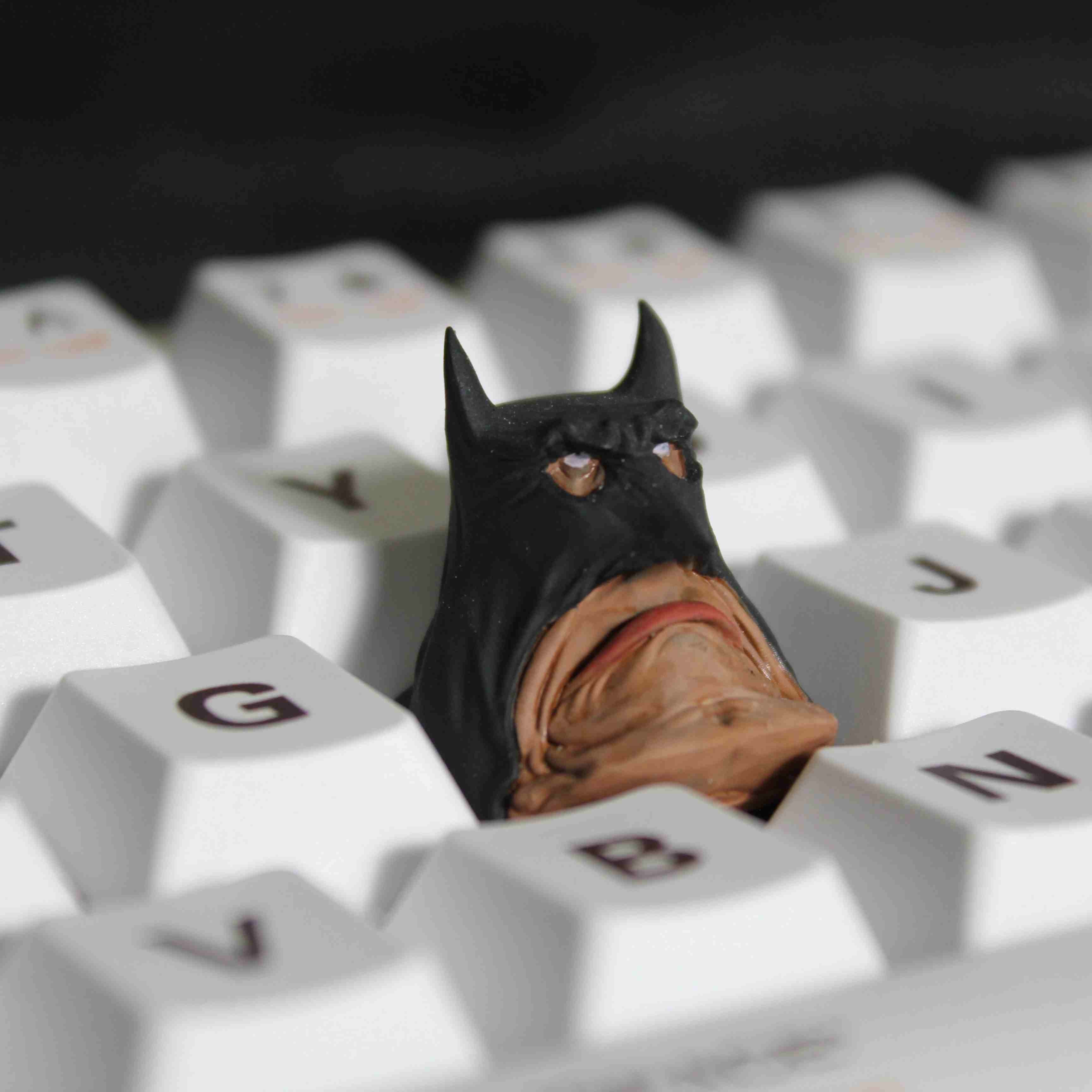 Batman Custom Artisan Keycaps 3D Printed Esc Keycaps