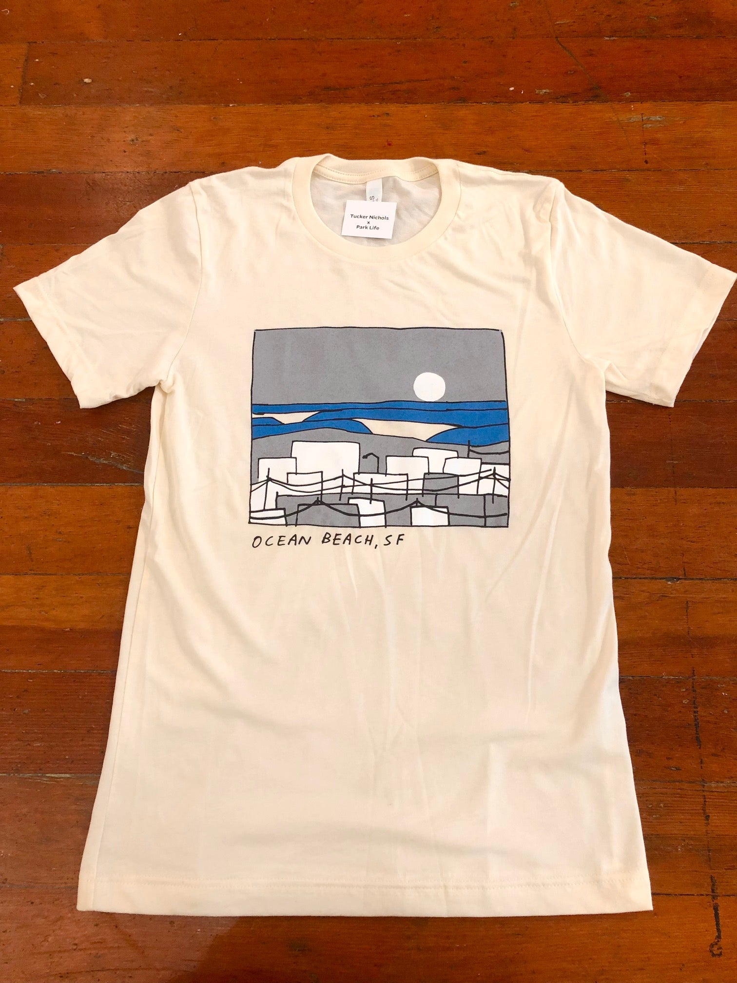 OCEAN BEACH Tee by Tucker Nichols