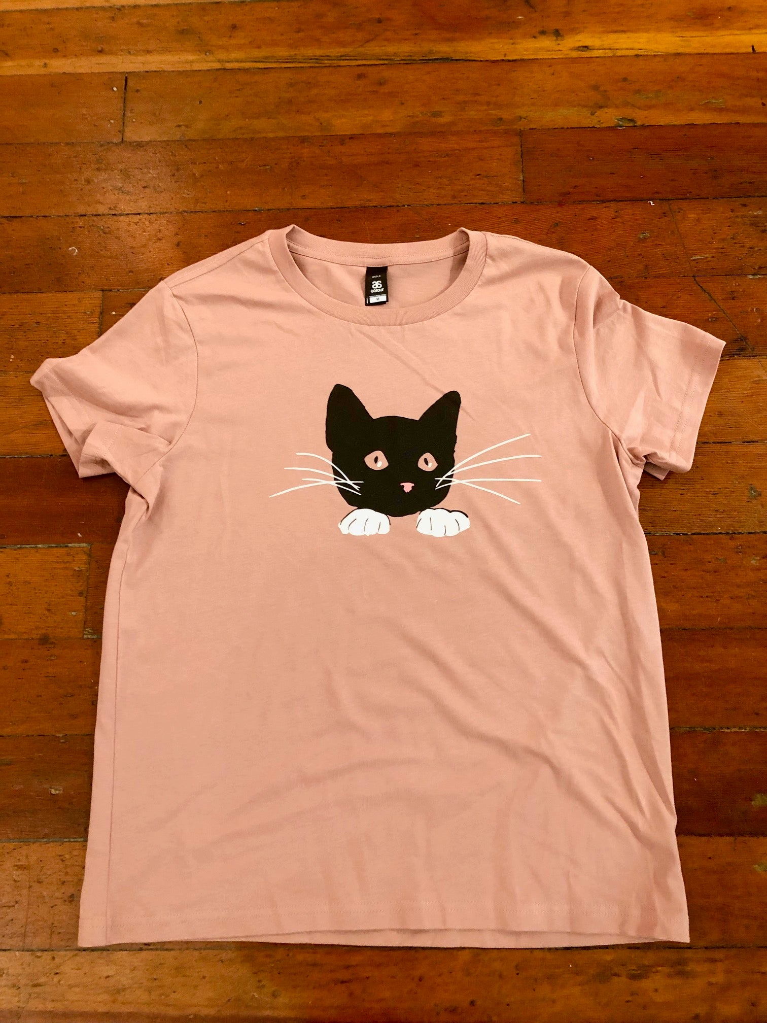 Cat Face Tee design by Ada Nichols