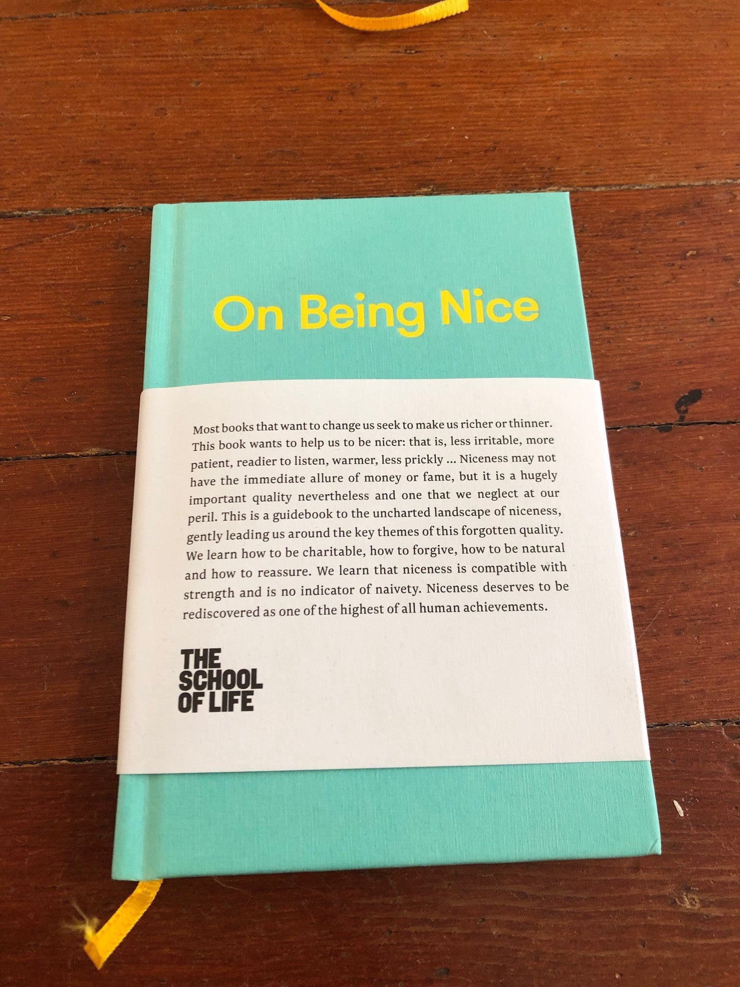 On Being Nice - School of Life – Park Life Store