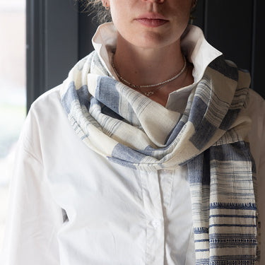 Handwoven Organic Cotton Scarf