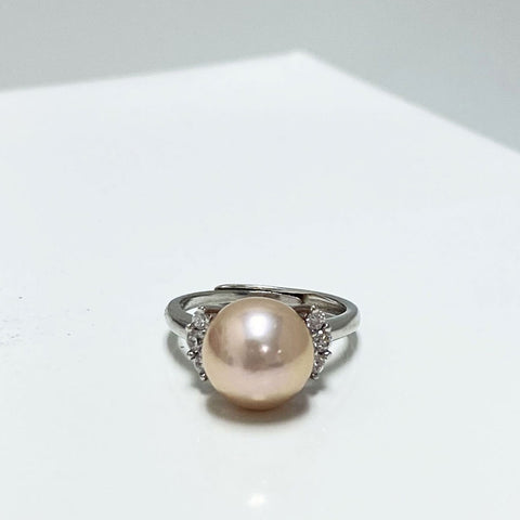 Dolphin and Pink Fresh Water Cultured Pearl Ring – I Am Paradise - The Pearl  Shop