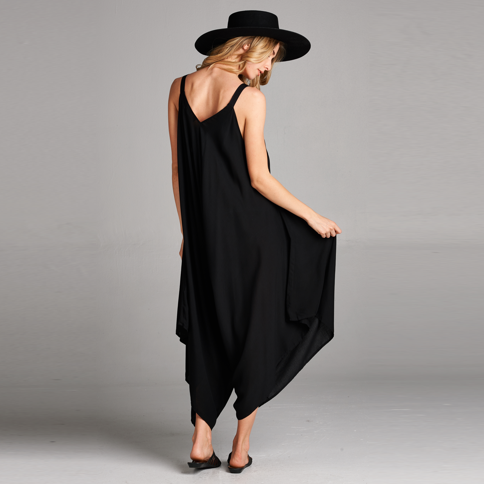 Oversized V-Neck Jumpsuit – Love, Kuza