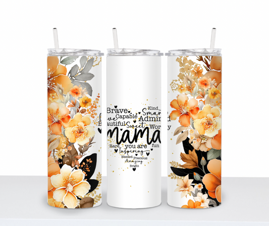 Blessed Mama tumbler – CooperCustomCreation