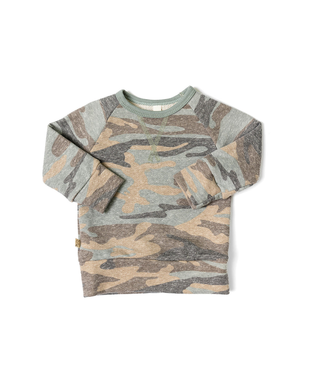 pullover crew - faded camo – Childhoods Clothing