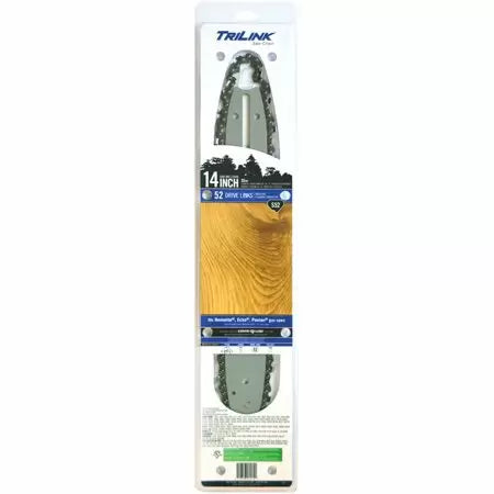 TriLink Saw Chain 14 in. Bar Chain Combo 52 Drive Links (14")