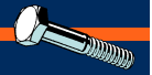 Midwest Fastener Coarse Hex Bolts 5/16-18" x 2-1/2"
