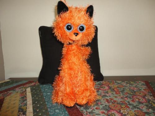 halloween cat stuffed animal