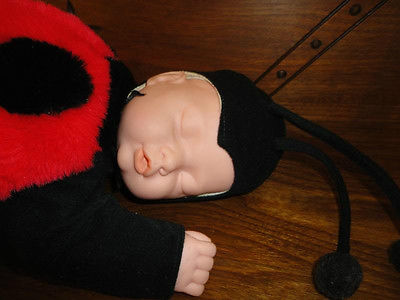 Anne Geddes Baby Doll Wearing Ladybug Outfit Large 17 inch Unimax Toys ...