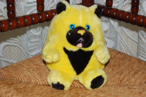 yellow cat plush