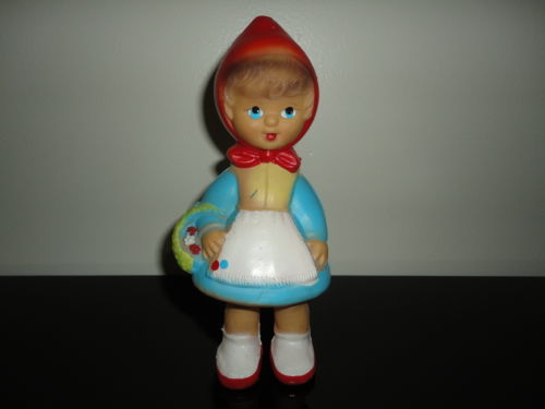 vintage red riding hood doll