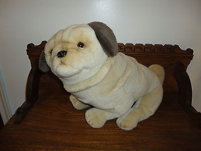 large stuffed pug