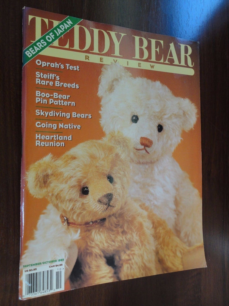 Teddy Bear Review Magazine Back Issue Sept / Oct 1995 Boo-Bear Pattern ...