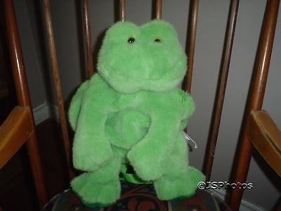 plush frog backpack