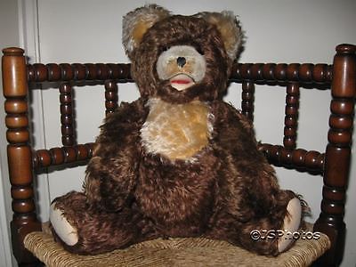 antique mohair teddy bear
