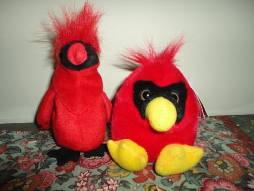 casey cardinal plush doll