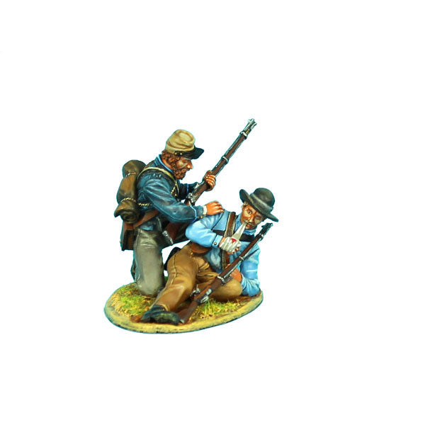 ACW062 Confederate Infantry Two Figure Vignette