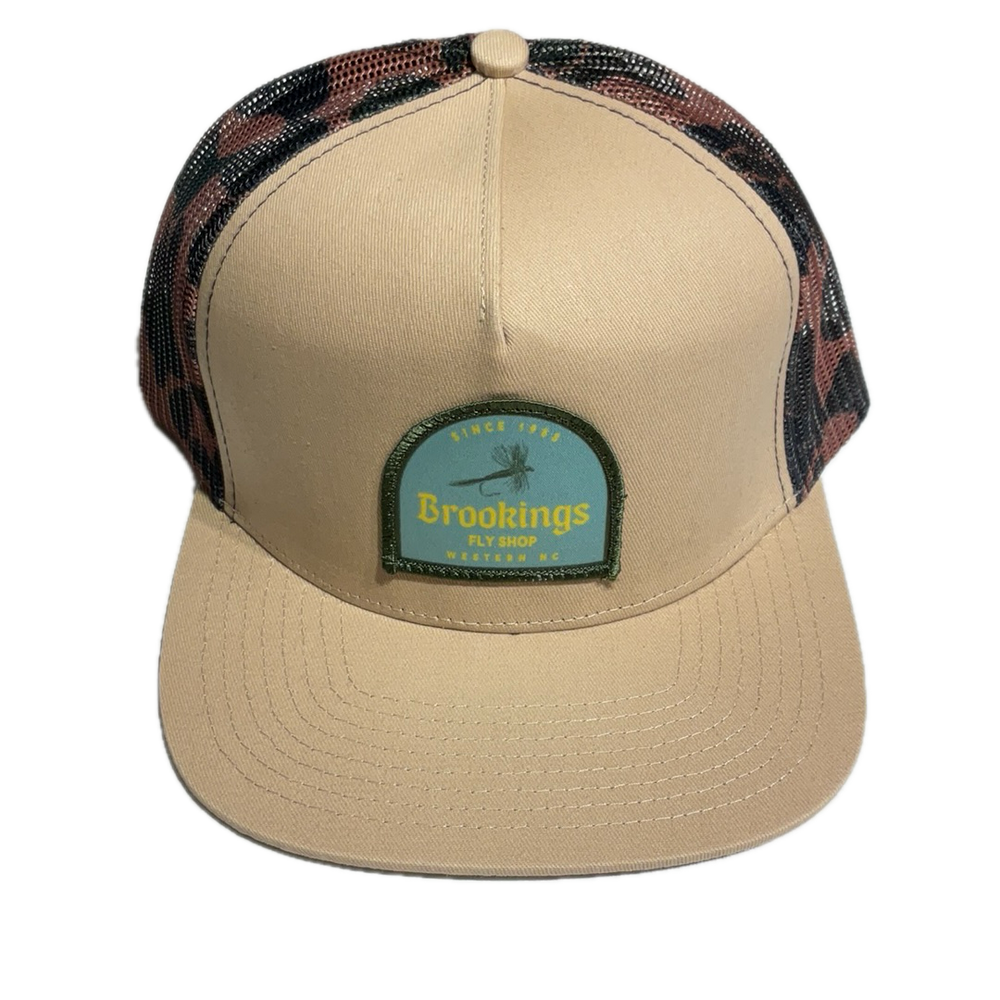 Brookings Blue Retro Patch Trucker Hat – Brookings Anglers